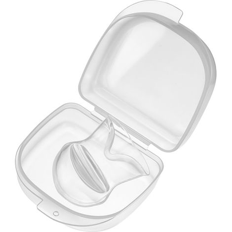 Dispositif anti-ronflement en silicone ABS lavable et réutilisable, aide au sommeil contre le ronflement (1/5)