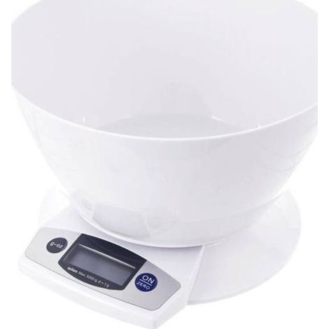 balanza cocina orion electrónica 5 kg bol desmontable 2,5 l (1/3)