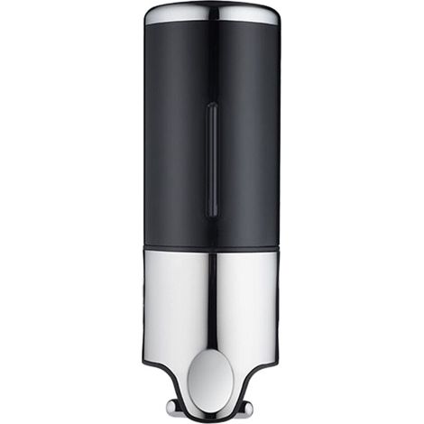 Seifenspender zur Wandmontage, manueller Flüssigseifenspender zum Aufhängen für Küche, Hotel, Shampoo, Spülung, Duschgel, 500 ml, Schwarz, 24 12 cm (1/4)