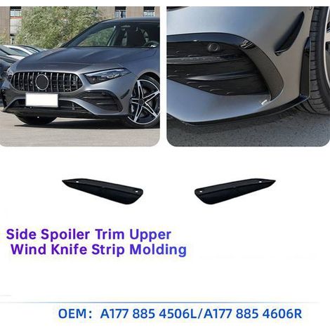 One pair of 1778854506/1778854606 is suitable for the 24+ Mercedes-Benz A-Class W177 front bumper canard kit. (1/5)