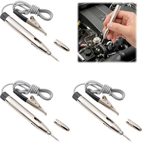 3pcs Lampe Temoin 12v Mecanicien,Testeur Fusible Voiture (1/5)