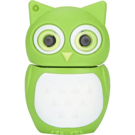 Clé USB 16GB Hibou Vert Design Cartoon - Stockage Rapide en Gros (1/5)
