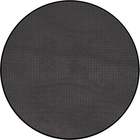Runde Grillmatte für Camping, feuerhemmend, öl- und wasserabweisend, wiederverwendbar, ideal für Holzgrills. 120 x 120 cm