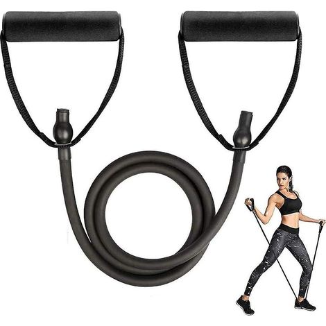 Bande de résistance avec poignées - Ceinture de yoga pour le sport, la danse, la salle de gym et le fitness (25-30 lb) (1/5)