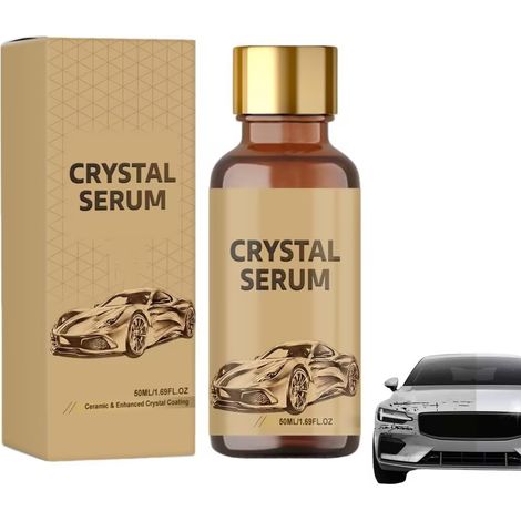Ptz Crystal Serum, Ptz Crystal Serum Ceramique Voiture, Graphene Ceramic Coating For Cars, Nano Quick Ceramic Coating, 9h Hardness High Gloss Auto Detailing Diy Coating, 50 Ml (1PC) (1/5)