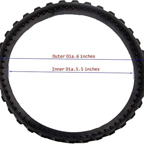 Chenilles en Caoutchouc de Remplacement R0526100 – Compatible Zodiac MX8 Elite, MX6 Elite, MX8, MX6 – Traction Améliorée