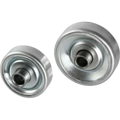Rollen Stahlröllchen Röllchenbahn Rollenleisten Förderband Lager Tragrollen 48 mm (1/5)