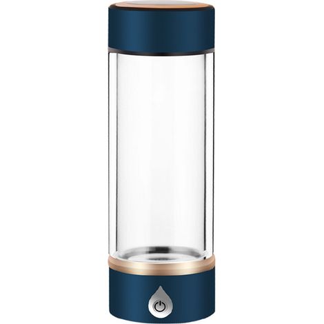 Générateur d'eau hydrogénée portable USB 380 ml bleu (1/4)