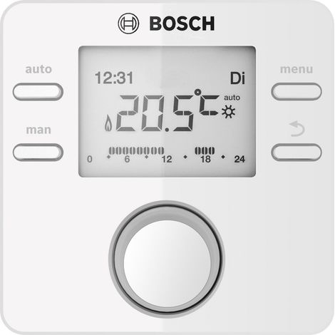 Bosch raumtemperaturgef. Regler CR 100 95x95x33, für 1 Heizkreis, 7738111096