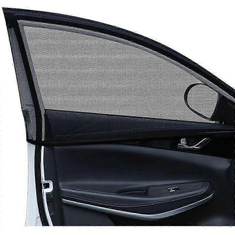 Moustiquaire de fenêtre de voiture pour Fiat Seicento, Siena, Strada et Stilo (4 pièces), occultante, anti-moustiques et protection UV, modèles à hayon (1/5)