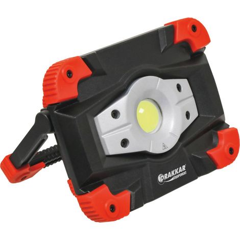 Drakkar Equipement – Projecteur portatif LED 20W 2000 lumens – Rechargeable avec fonction power bank – Résistant aux chocs – Indice de protection IP54 (1/4)