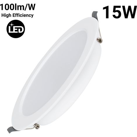 Downlight LED Empotrable Circular - 15W - Corte Ø140mm - Blanco Frío (1/5)