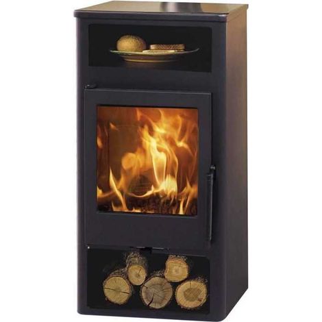 Panadero Swan Ecodesign Kaminofen schwarz 5,9 kW (1/2)