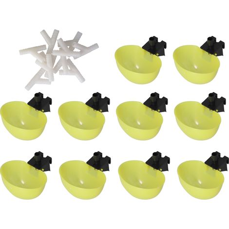 Abreuvoir automatique pour pigeons, grande capacité, pour oiseaux de compagnie (pigeons, perroquets), 9,5 mm / 0,4 po (1/5)