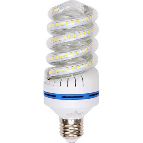 TRADE SHOP - Lampadina Led E27 20 Watt 1900lm Tortiglione Vortice Spirale Luce Naturale Calda - -Bianco Naturale      -