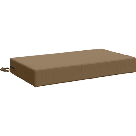 Sitzkissen SOEST 100 % Polyester Taupe 70 x 40 x 10 cm vidaXL (1/5)