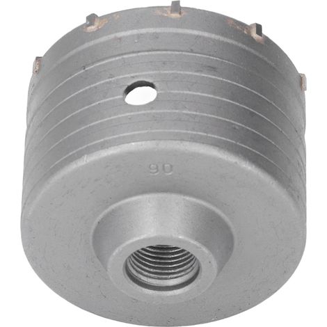 Meuleuse trou 90 mm carbure cimenté pour perceuse burineur perçage mur béton brique pose clim 1 pièce (1/5)