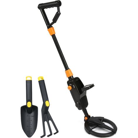 Détecteur de métaux souterrain Gold Digger Treasure Hunter Outil de recherche de trésors avec pelle à sable et support pour enfants (avec pelle et support) (1/4)