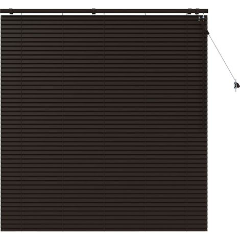 Venetian Blind Dark Brown 155 x 160 cm 35 mm vidaXL