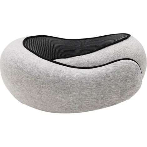 Oreiller de voyage en forme d'escargot, respirant et confortable, idéal pour la voiture ou le bureau. (1/5)