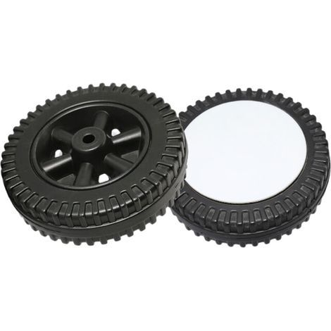 Roue de grilles de Barbecue universelle de 6-Couverture blanche (1/2)