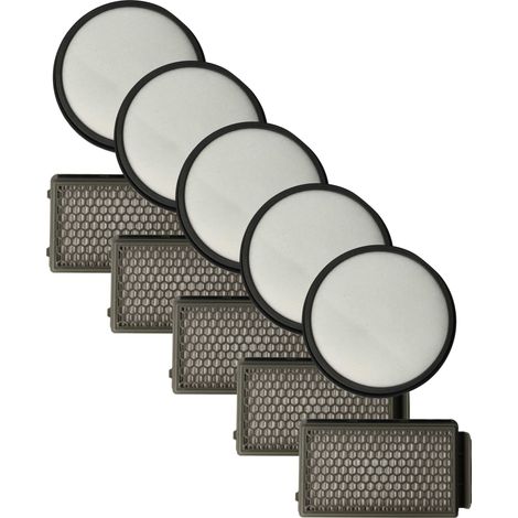 vhbw 10x filtro compatibile con Rowenta RO3731EA, RO3753EA, RO3786EA, RO3718EA, RO3724EA, RO3798EA aspirapolvere - filtro HEPA, filtro pre-motore