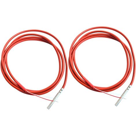 Capteur de température PT1000 à 2 fils, sonde de 1,5 m, revêtement en gel de silicone, 45 mm x 5 mm, résistances RTD de 50 à 180 °C. (1/4)