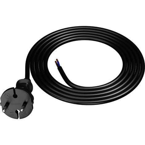 Polyurethankabel mit geradem Stecker 2 m 2 x 1 mm² Typ E Werkstatt (1/5)