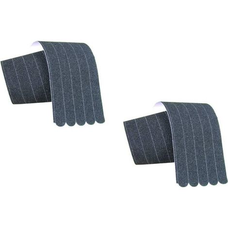 NASTRO ADESIVO ANTISDRUCCIOLO NERO IN STRISCE mm.20h.X 60 CM 10 PZ FER 41089