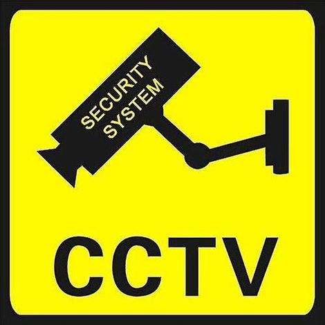 CCTV-Schilder, CCTV-Aufkleber, Warnschilder für die Sicherheit von Überwachungskameras