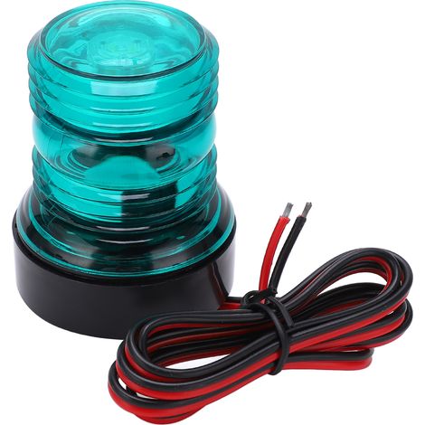 IP66 wasserdichte, omnidirektionale 360°-LED-Bootsnavigationsleuchte, grüne Ankerlampe für Yachten, 12–24 V (1/5)
