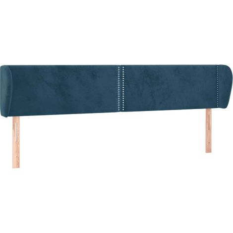 Maison Exclusive - Cabecero de terciopelo azul oscuro 183x23x78/8 (1/5)