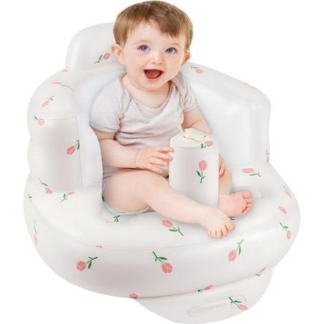 Aufblasbarer Babystuhl, Babysofa mit Rückenlehne für Babys ab 3 Monaten, aufblasbarer Sommer Babystuhl, Stuhl für die Babyparty, Babystuhl für dr