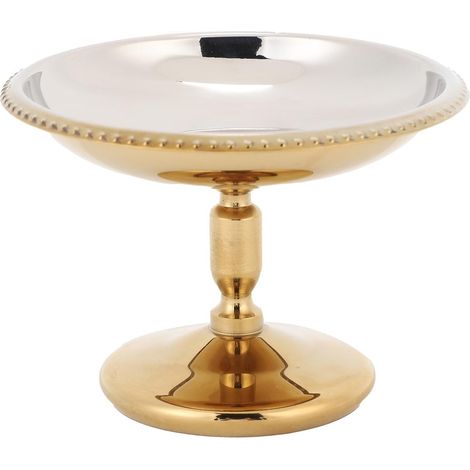 Bol de Desserts en Acier Inoxydable - Tasse de Crème Glacée en Métal à Pied en or, Plats de Service pour Salade, Fruits, Pudding, Collation et Yaourt  Convient aux Fêtes (1/5)