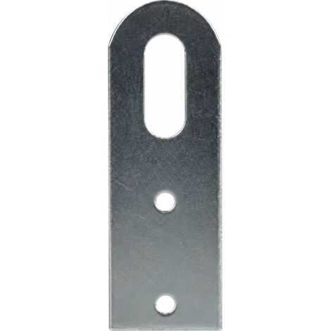 Attache élément H60xl20mm en acier zingué, 4 pièces.