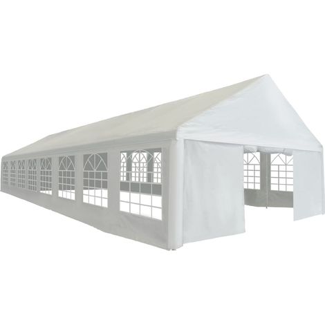 Carpa para fiestas PE blanco 6x16 m vidaXL (1/5)