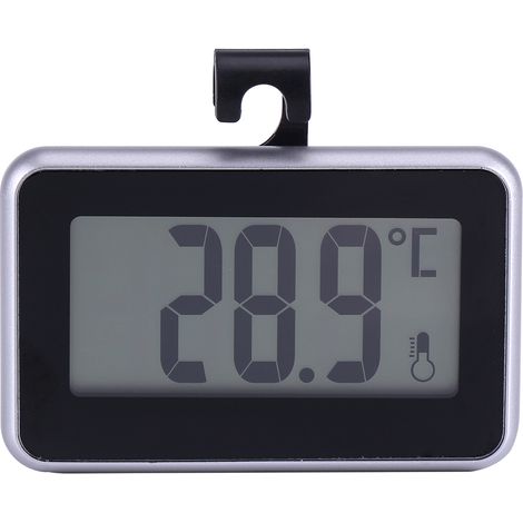 Filiyano-Thermomètre numérique pour réfrigérateur-congélateur, écran LCD, noir