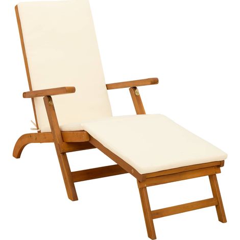 Maison Exclusive - Lettino prendisole reclinabile e pieghevole 55 x 146 x 91 cm