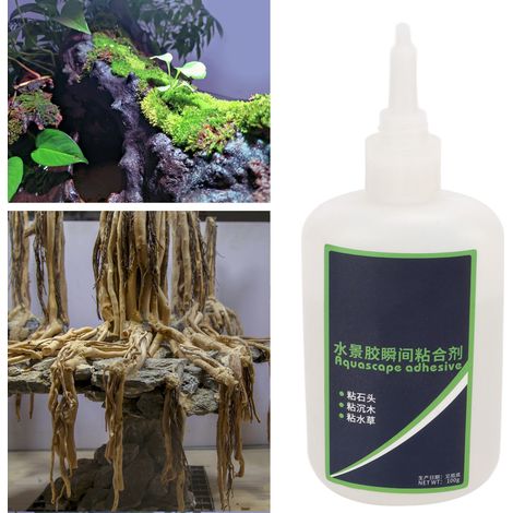 Colle Rapide pour Aquascaping - Idéale pour Pierres, Bois Flottés et Plantes Aquatiques - Parfaite pour Aquariums et Terrariums - Durée de Conservation 2 Ans - AUTRES (1/5)