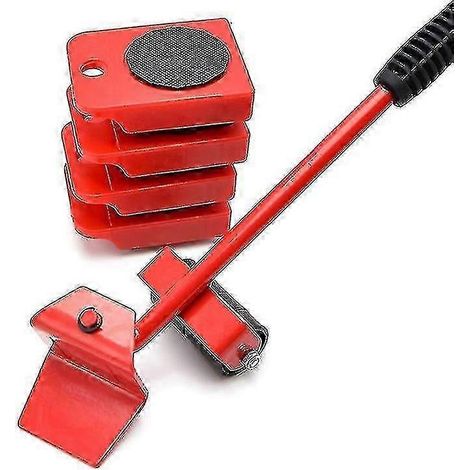 Kit de déménagement robuste pour meubles avec 4 roulettes - Soulevez et déplacez vos meubles facilement (1/4)