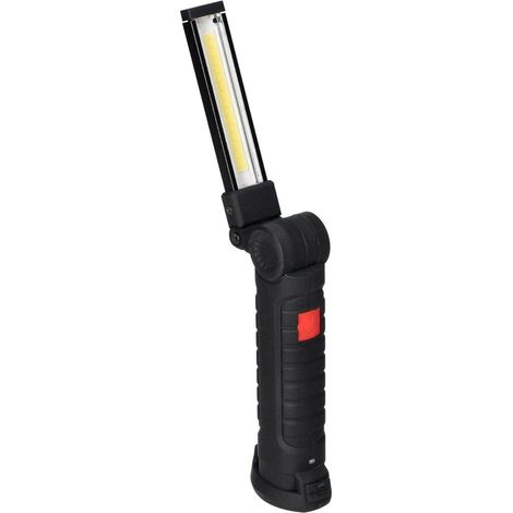 Baladeuse LED COB Rechargeable USB - Lampe de Travail Pliable avec Base Aimantée pour Garage, Atelier et Camping (Grand Modèl (1/5)