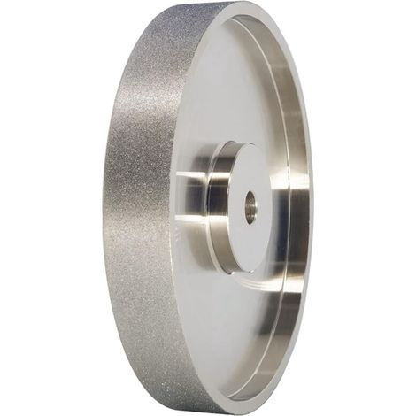 CBN-Diamantschleifscheibe 6 x 1 Zoll, 1/2-Zoll-Dorn, HSS-Schärfung, Körnung 180 (1/4)