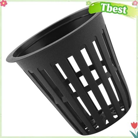 Tbest panier hydroponique de jardin Panier hydroponique en plastique Durable et sûr, tasse pour la piscine essence Noire (1/5)