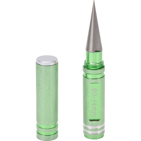 Kit universel de poinçonnage RC 0‑14 mm avec douille et ciseaux courbes pour carrosserie de voiture, camion, tank ou drone, vert (1/5)
