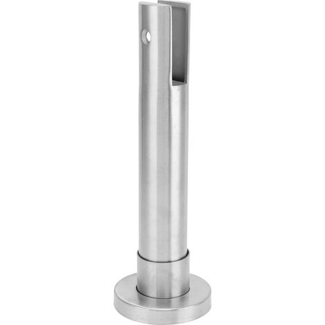 Support de fixation en acier inoxydable pour robinet en verre, quincaillerie pour toilettes publiques