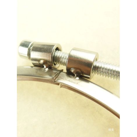 Collier de serrage pour cheminée en acier inoxydable (DN 120) (1/5)