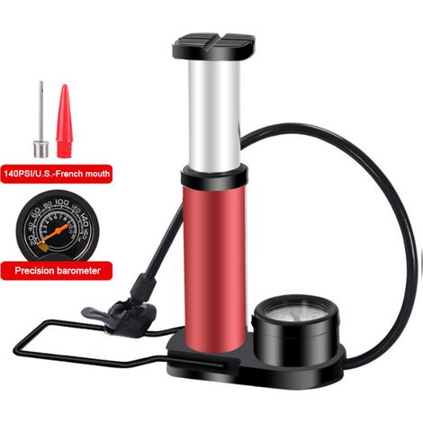 Pompe à air portable, 140 PSI, avec manomètre, pour un gonflage portable lors des déplacements ou de la maintenance.-AquaForge (1/5)