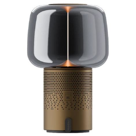 Kooduu Serena Play - Lampada Altoparlante Portatile Argento Satinato Con Tecnologia Sound By Jbl