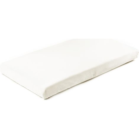 Drap en jersey écru 120x60