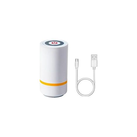 Pompe à Sac de Rangement sous Vide Multifonctionnelle Pompe à Air Électrique Portable pour Compression Vêtements Couverture Bagages Pompe à Vide pour Stockage Alimentaire
